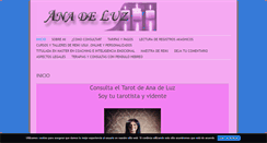 Desktop Screenshot of anadeluz.com